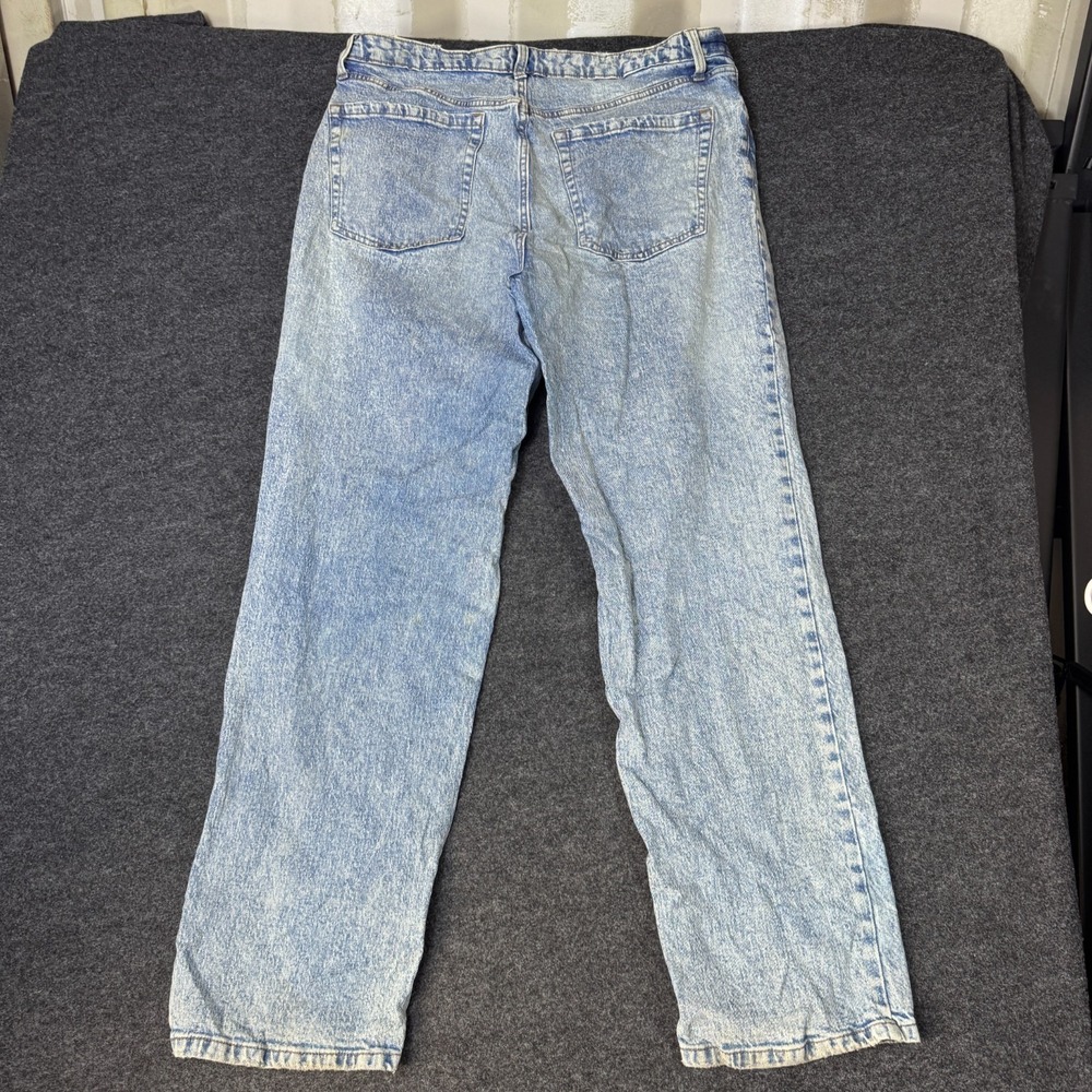 Wild Fable High Rise Straight Jeans Womens 14 Blue Medium Wash Denim Cotton